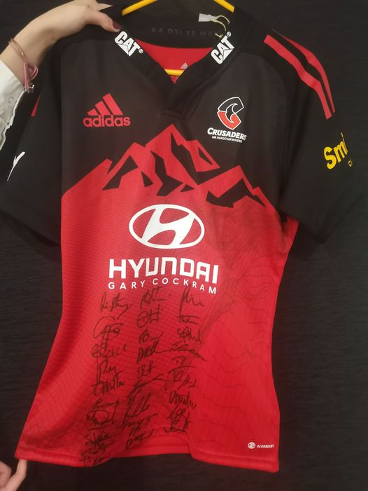 Fundraiser to get our kids to the National Youth Jazz Competition in Tauranga June 2022.
$10 ticket &amp; 2 easy questions could win you a signed Crusaders Jersey by the full Squad. 
forms.office.com/r/awDRs63aid
Thanks to TERRA CAT, for this generous donation!
<a href="/crusadersrugby/">Crusaders</a>