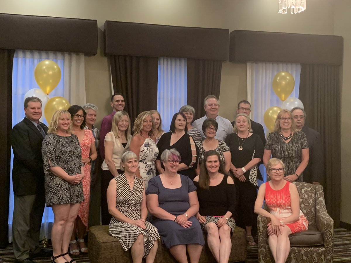 A very special evening celebrating a very special group of @bgcdsb retirees! Congratulations to all💜