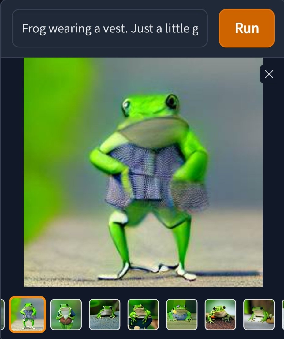 c_humblebee's tweet photo. Just a little guy. #DallEmini #mygreatestcreation #frog #thesass #thestyle #he https://t.co/ZjoP1kAfPv