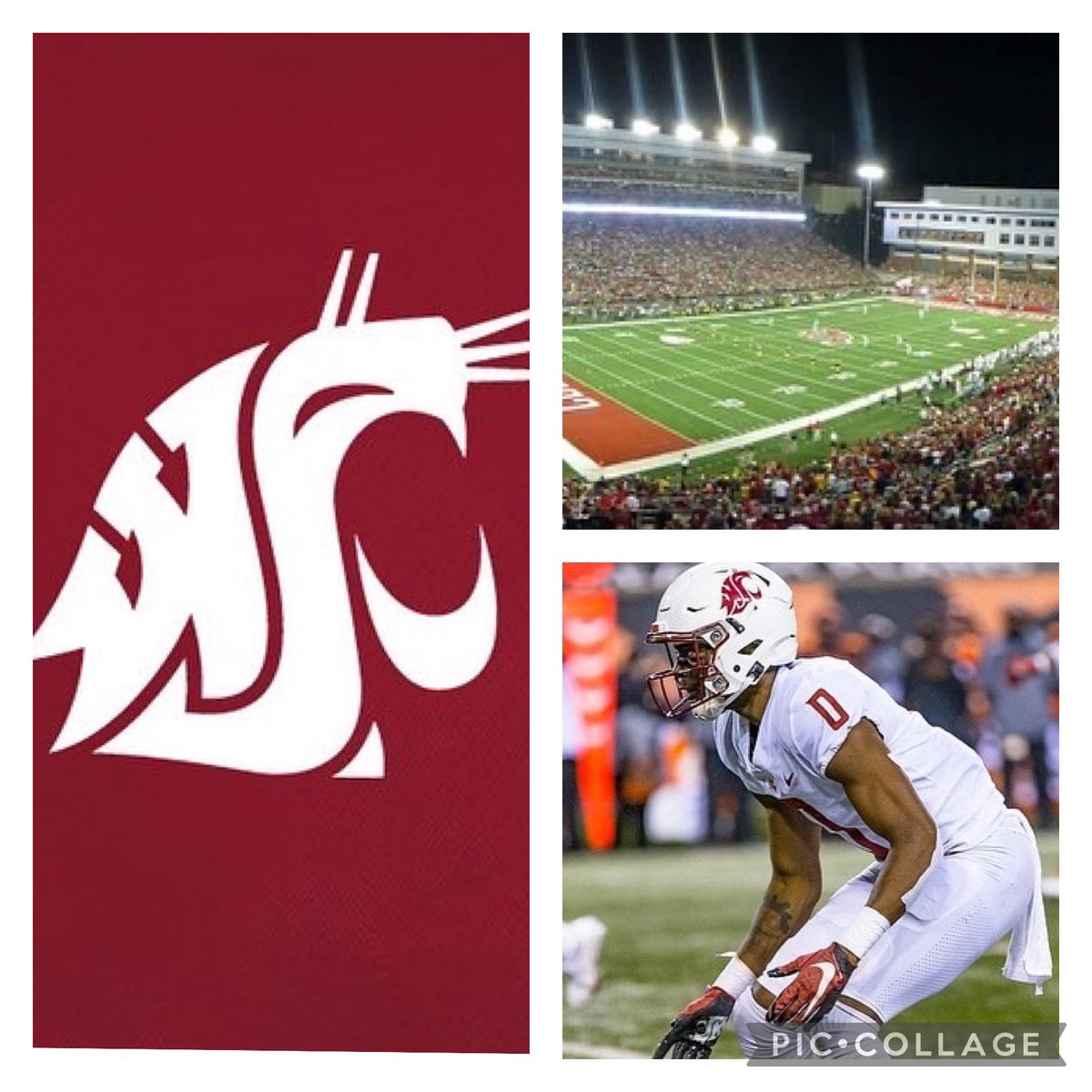 Big shout out to God ✞ Thank you 🙏🏾 @CoachB212 and @CoachMalone18 for offering me a scholarship at Washington State University. #GoCougs🐾 #SonWon @CoachPatu @Son1OneWon @DBSelect13 @SPD_performance @BrandonHuffman @GregBiggins @NEE_FEE_ZEE @Go_CCSFootball