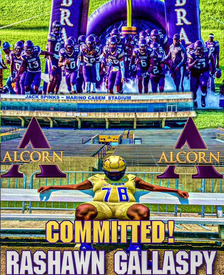 My recruiting was very quiet because everything happened so fast but i want to thank all the coaches that gave me an opportunity but the best choice for me to further become a man and a great football player is the ALCORN STATE UNIVERSITY  <a href="/FredMcNair5/">Fred McNair</a>