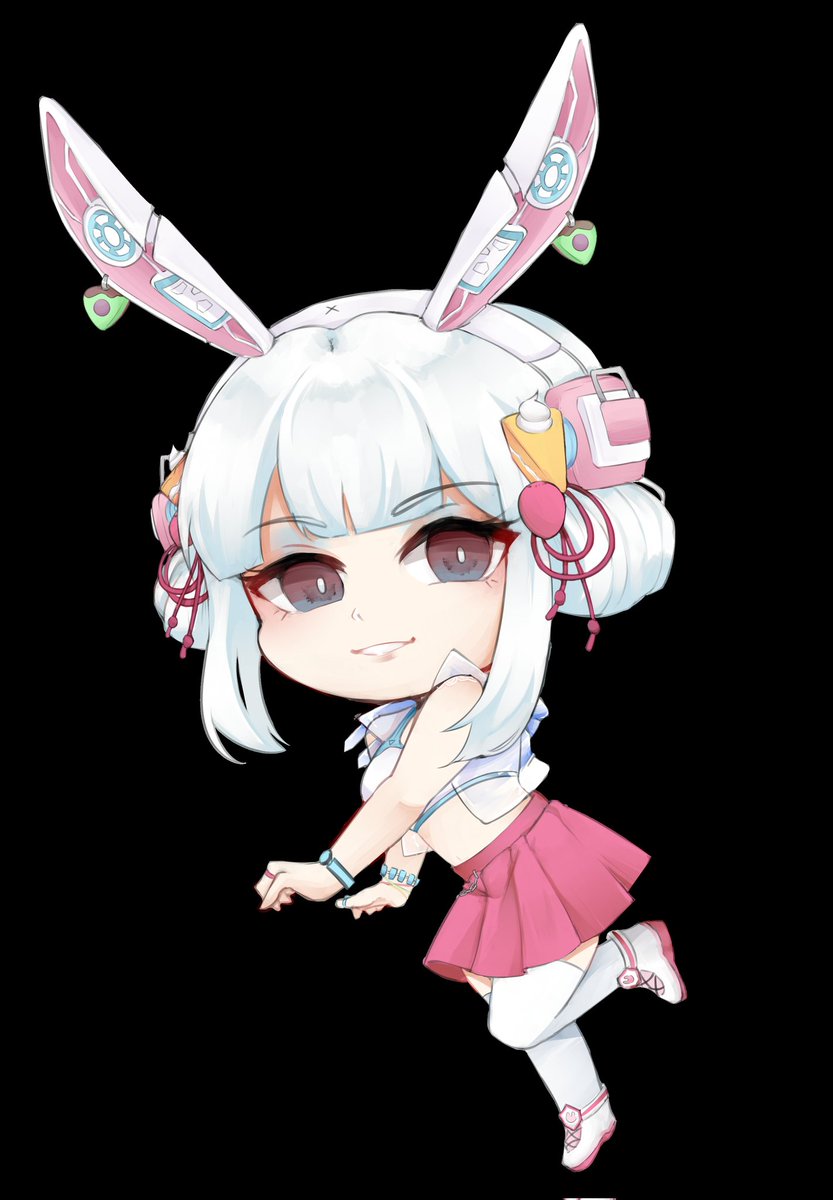 Kekivtuber's tweet photo. New chibi me :3 
Thanks to @FruiPunSamuraiG  commissioning this for this cyber bun!

#vtuber #ENVtuber https://t.co/ucbnqYWBtJ