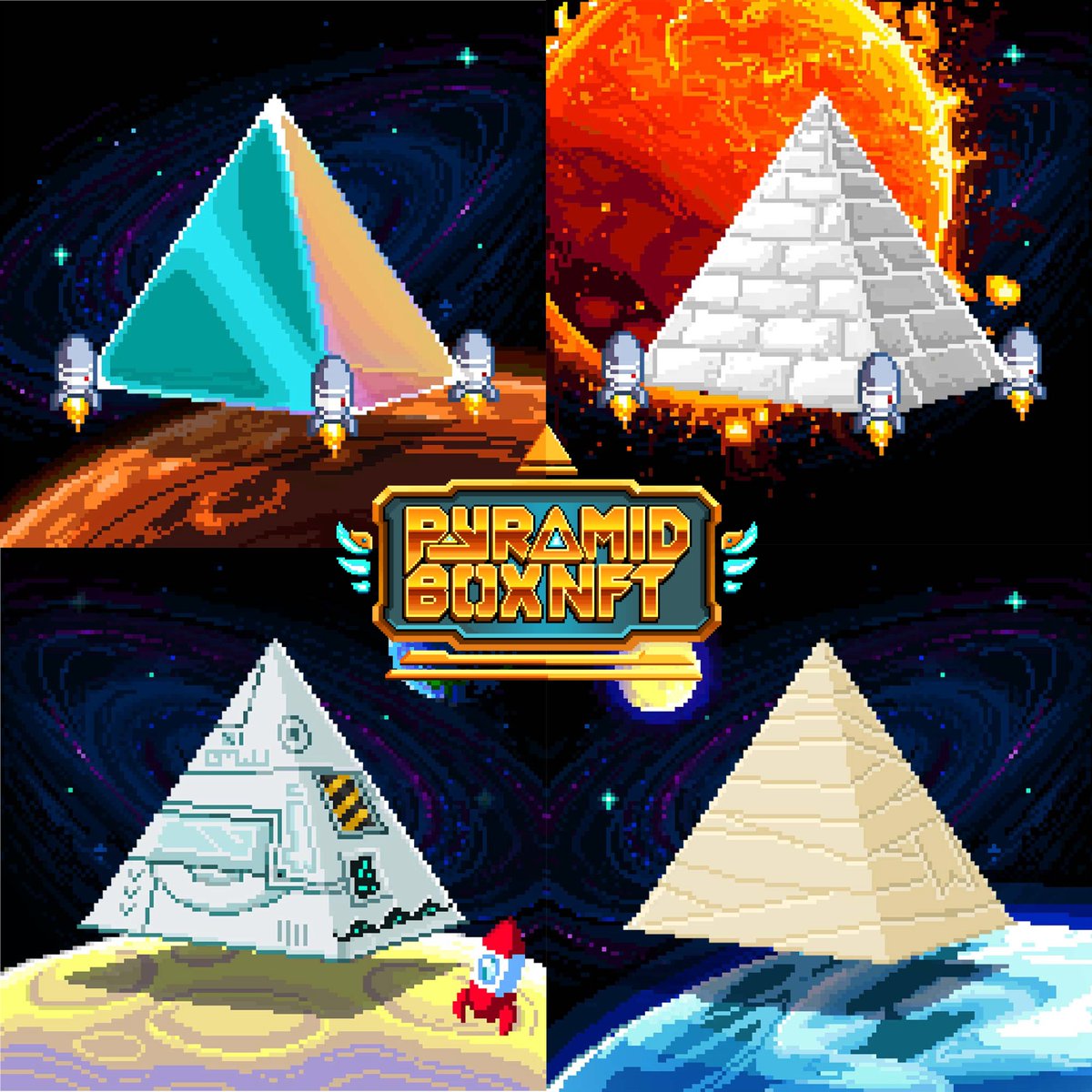 pyramidboxnft's tweet photo. “The pyramid that can be constructed on the diameters of earth and moon bears the precise proportions of the Great Pyramid” -Bonnie Gaunt

#nft #nfts #nftart #nftcommunity #nftcollector #nftdrop #pyramidbox #pyramidboxNFT #pyramid https://t.co/4HW84qjPpG