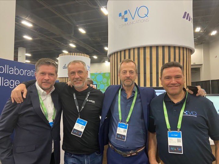 StevenTalafuse's tweet photo. @VQComms big things coming! Awesome work at #CiscoLive2022 https://t.co/lM0nQFesUW