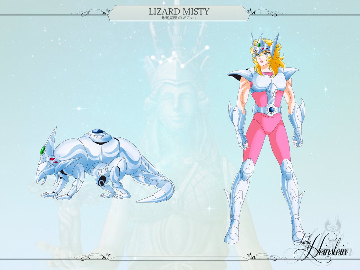 LadyHeinstein's tweet photo. Lizard Misty
Art by me.
#LizardMisty #LizardCloth #SaintSeiya #SilverSaint #LadyHeinsteinArt https://t.co/ICvN6PPPSY