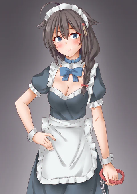 笑顔のメイド時雨ちゃん
#艦これ 