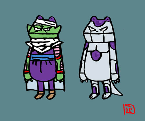 フリーザのtwitterイラスト作品