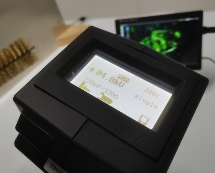 seeedstudio's tweet photo. #OpenManufacture Here is the carrier board ESD test of our #reComputer for #Jetson Edge AI box! Do you know why the ESD test is required?
Want to know more👉https://t.co/fN1CXy1Lwr https://t.co/xDmz0IU9QD