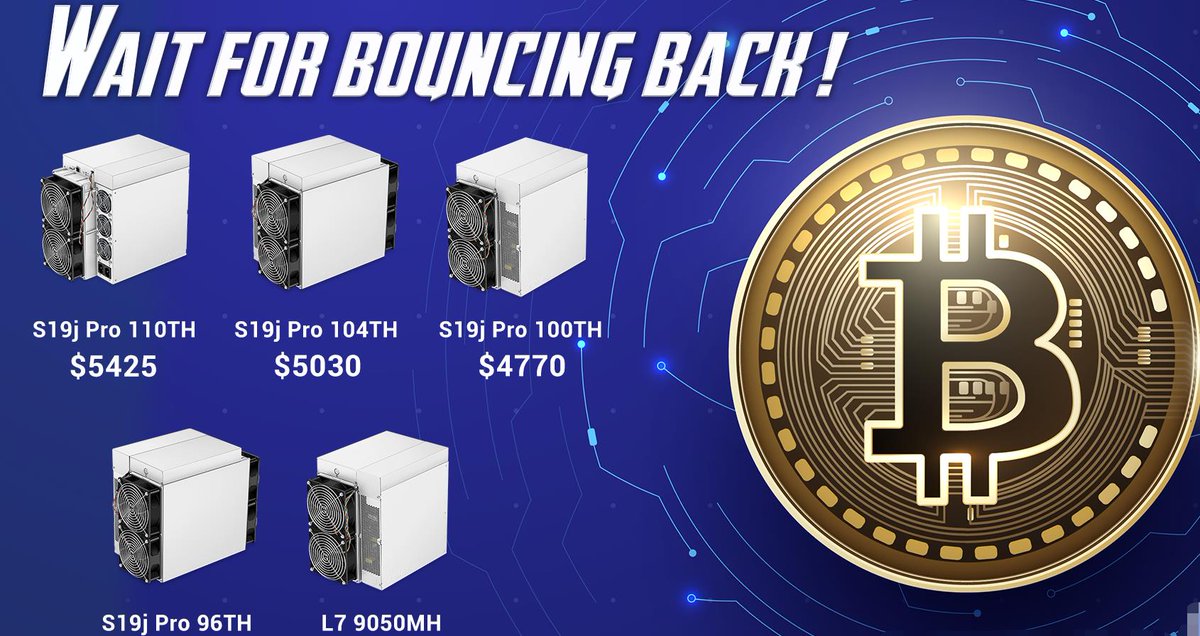FionaPang's tweet photo. Brand new Antminer s19J pro 96t 100t 104t in stock now, very good price
WhatsApp:+8615726815615
#BitcoinMagazine  #sats #currentevents #crypto #cryptocurrency #money #invest #stocks #technology #bitcoinmemes #cryptocurrencies #bitcoinprice #bitcoinnews #stackingsats #memes #btc https://t.co/JIHncG47x2