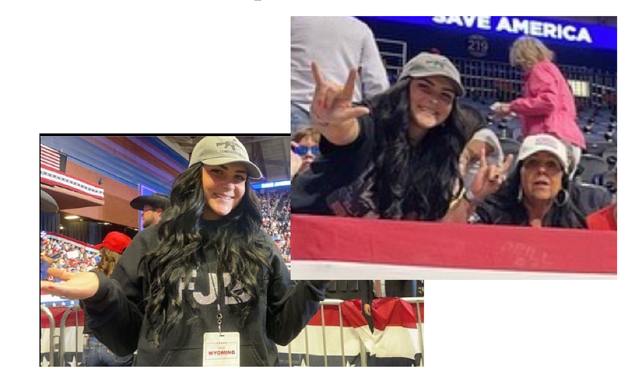 0palLane's tweet photo. @hawley_eileen @laurenboebert And who paid for the Wyoming trip?  Does that tag say 'staff'?  

Wait is Mama Shawna there too??  
Lauren's discovery process is going to be painful for her!  Not because she didn't know the details.  But because she did. https://t.co/DFIFadEZ4v