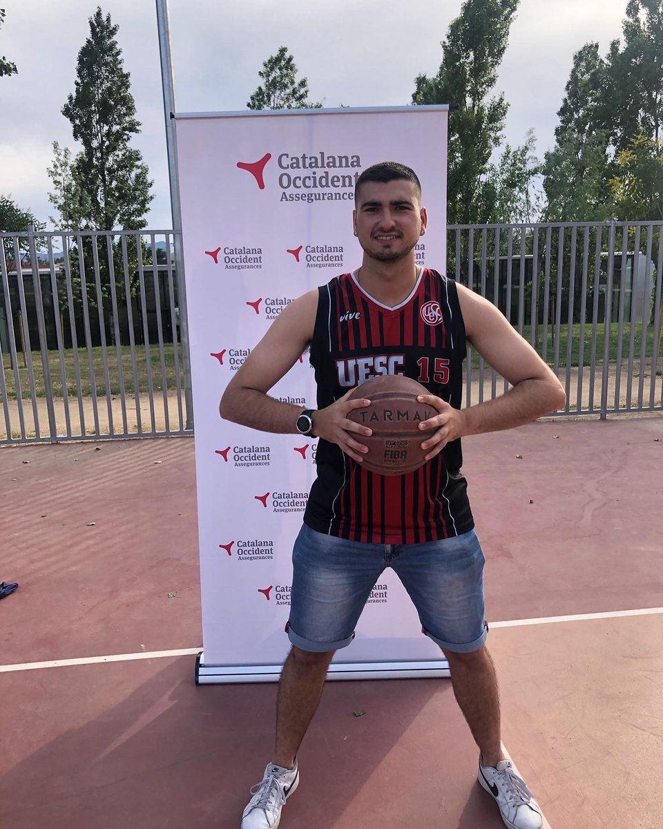 UESC_SantCugat's tweet photo. FITXATGE #SeniorMascNegre ⛹🏻‍♂️ •  MARC TALAVERON 🏀

Avui anunciem la incorporació d’un gran reforç pel joc interior del primer equip. Amb ADN ACB, Marc l’avala el treball incansable, un jugador tot terreny capaç d’ajudar en defensa i aportar rebots i anotació en atac, amb un https://t.co/yR0AipsCAy