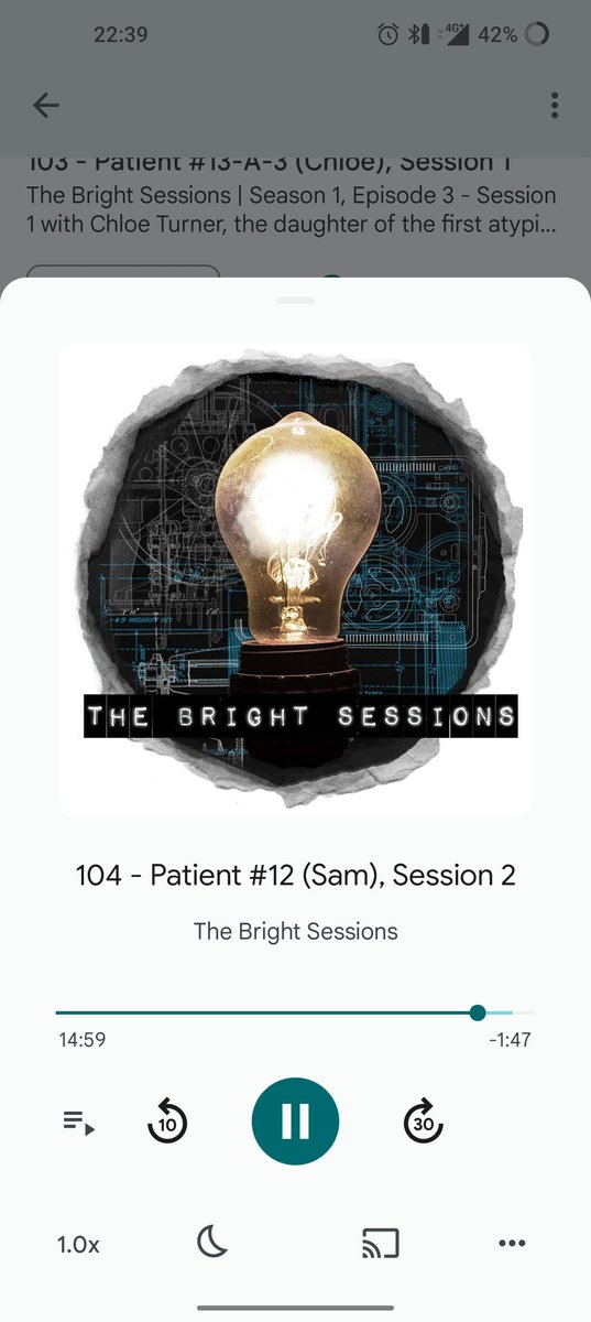 Found myself a new podcast to listen to before bed...🎧