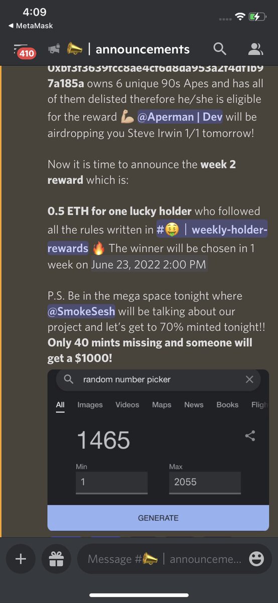 StayReady_TV's tweet photo. @90sApeClub #Mintingnow #OpenSeaNFT  #ETH @90sApeClub  Showing Big Love to the holders every week and always something different 🔥🦾 Mint is live now go get one and join the awesome community. Currently 48 sales away from .5 FP😤🦍 Game Dropping next week👀 Land in sandbox 🍌 https://t.co/UtRxPGW87z
