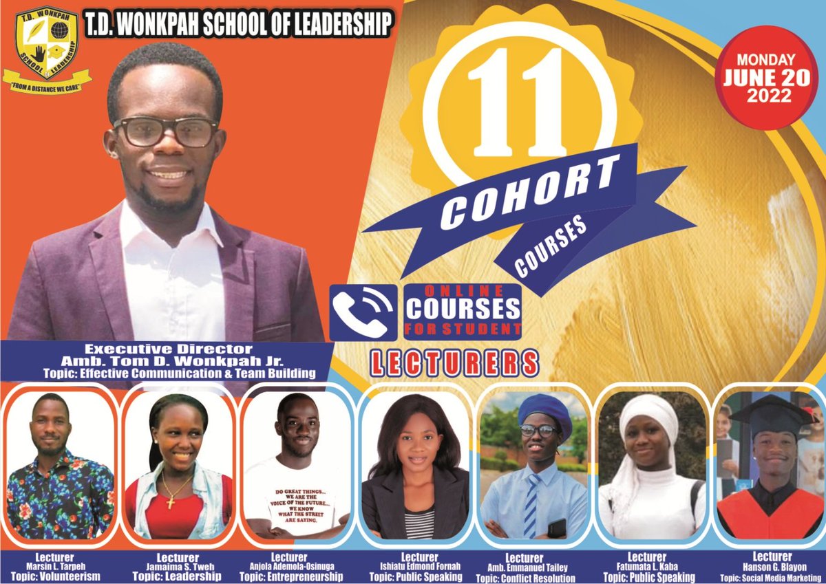 AmbDeozil's tweet photo. As we remain very committed to ensuring a better leaning and interactive environment for our students, we bring to the platform professional and well trained national and international Mentors to mentor our students in different areas of knowledge. Cohort 11 leadership training. https://t.co/XcLT9Jwhtw