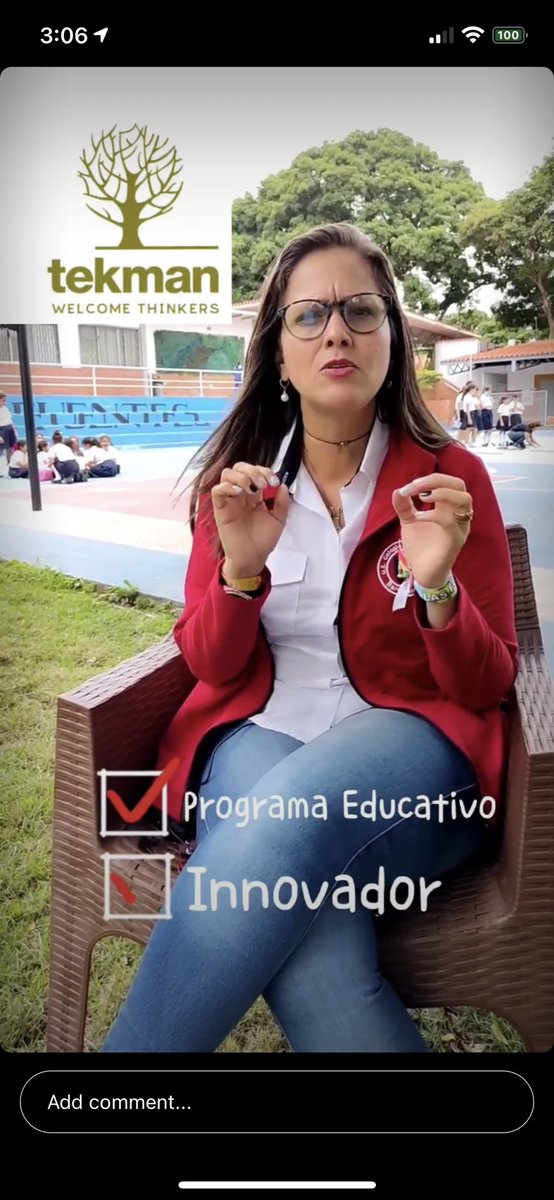Was getting some unusual levels of IG activity today and found out an educational program in Venezuela was unveiled today called Tekman. I support this program.