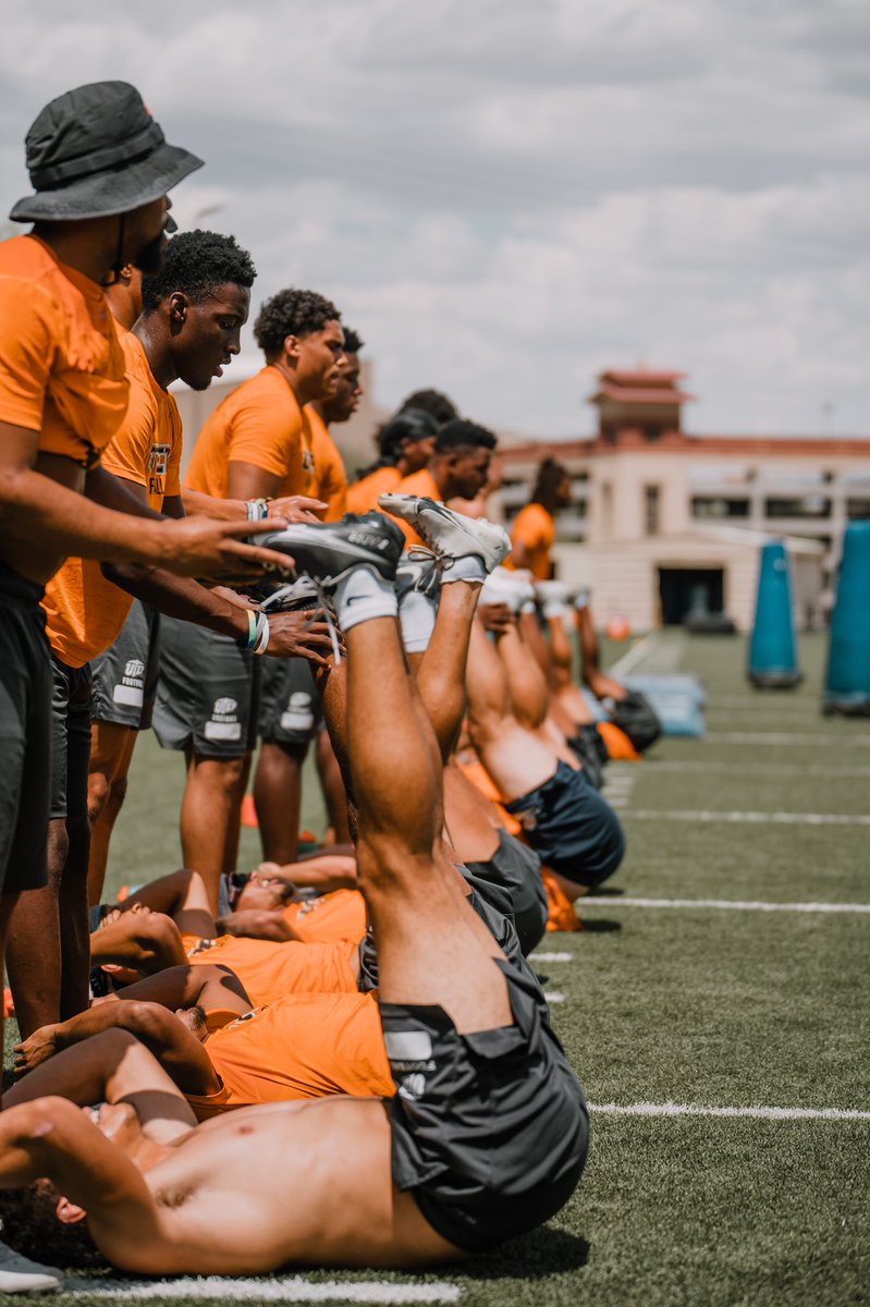 UTEPFB's tweet photo. summer grind https://t.co/5z0NFOmBEB