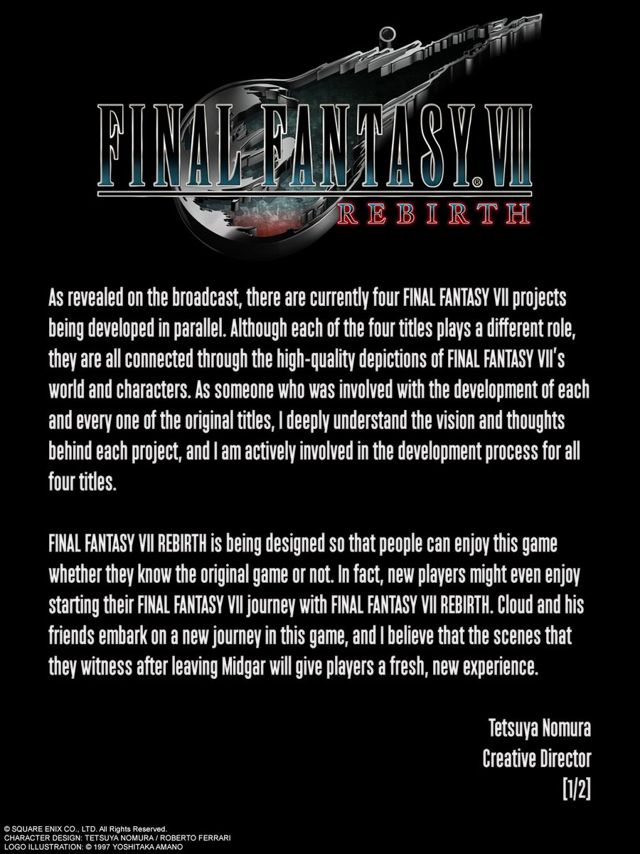 FINAL FANTASY VII tweet media