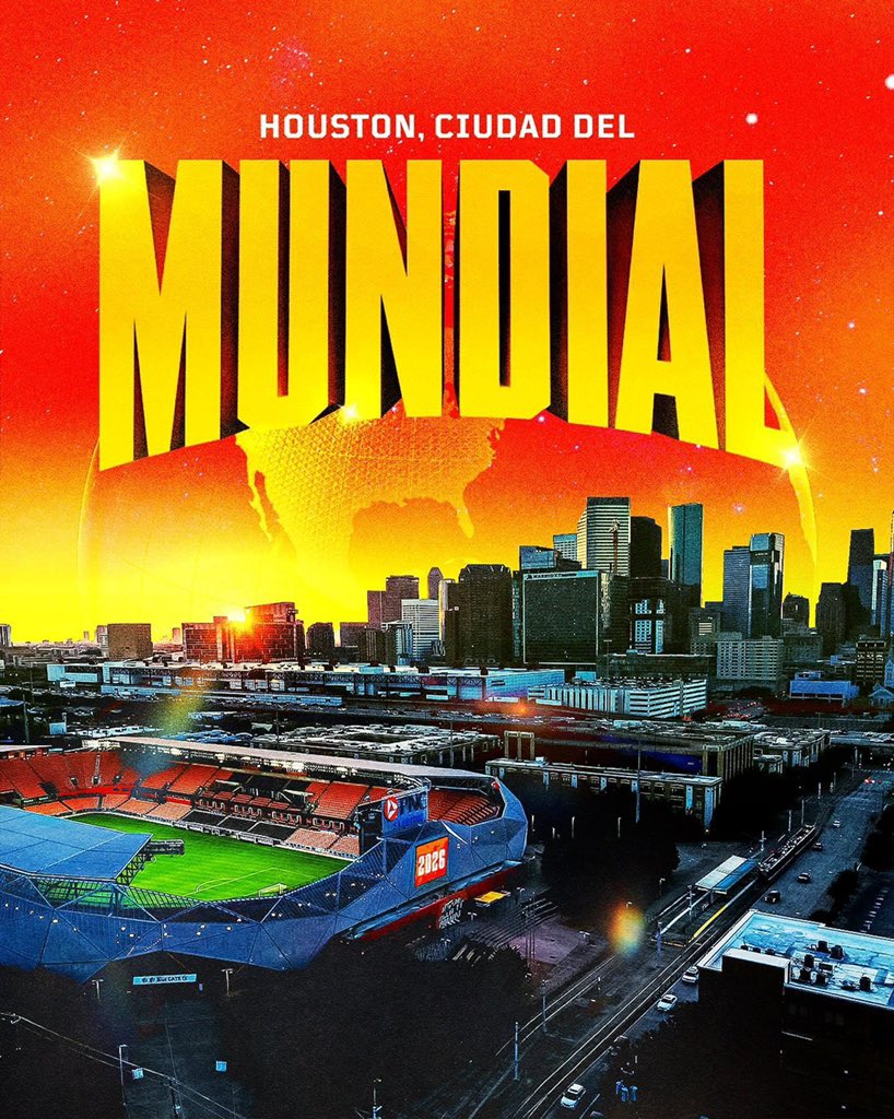 chulyevents's tweet photo. Si se pudo, the @FIFAWorldCup is coming to H-TOWN! 🏆⚽️🔥 https://t.co/8lMpspSeBa