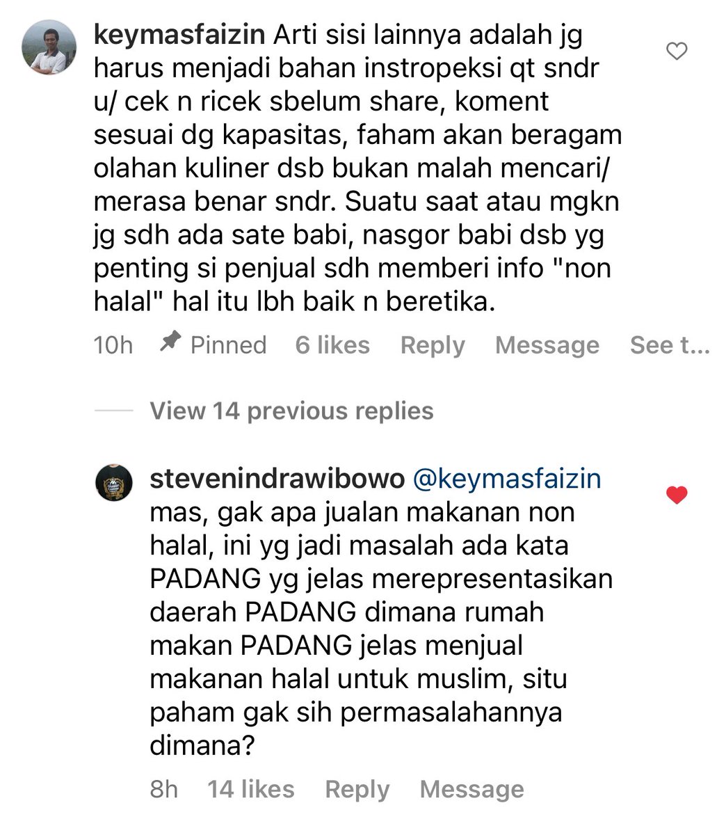 Bismillah, izinkan sy menjwb pertanyaan netizen. Klo tanya baik2 sy jwb, namun jk maki2 kasar, menyerang akun anak istri sy pantasnya ya diblokir. Sy sertakan jg jwbn Koh <a href="/stevenindraw/">steven indra wibowo</a> yg posting duluan &amp; sdh tabayyun ke rmh ybs. Smg tdk ada framing jahat lg stlh ini. Silahkan RT