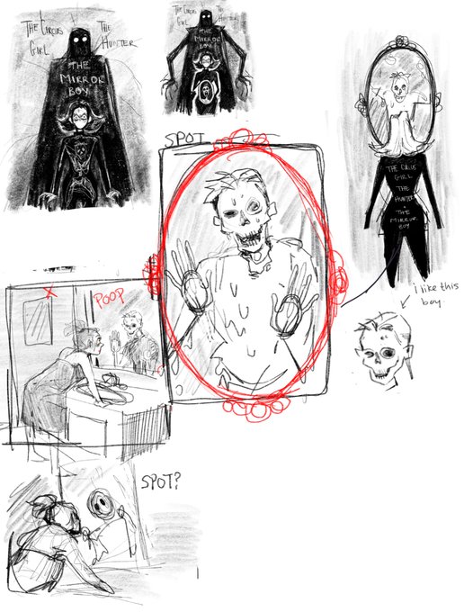 been working on some contract work lately but i wanted to share some old process work for a project from my third at sheridan 