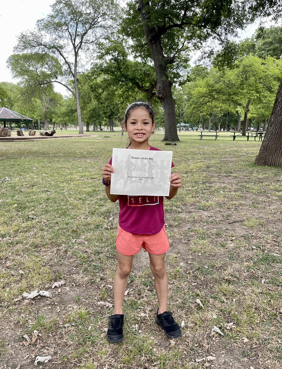 WaxahachieXC's tweet photo. Congratulations to the the Runners of the Day Harper Sanchez and Grace Vaca! https://t.co/ZZwqZnvLsL