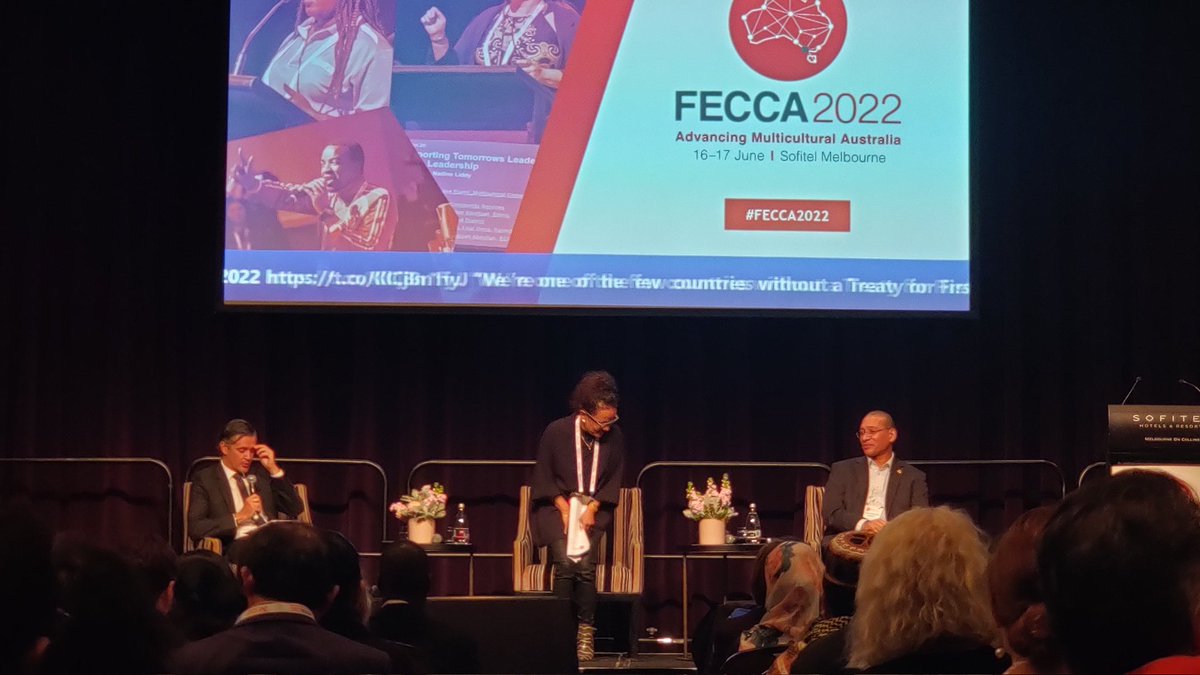"I encourage everyone of you here to connect with your local Aboriginal community controlled health organisation and build deep connections. We want to work with you." - <a href="/NACCHOChair/">Chair NACCHO Donnella Mills</a>

#FECCA2022