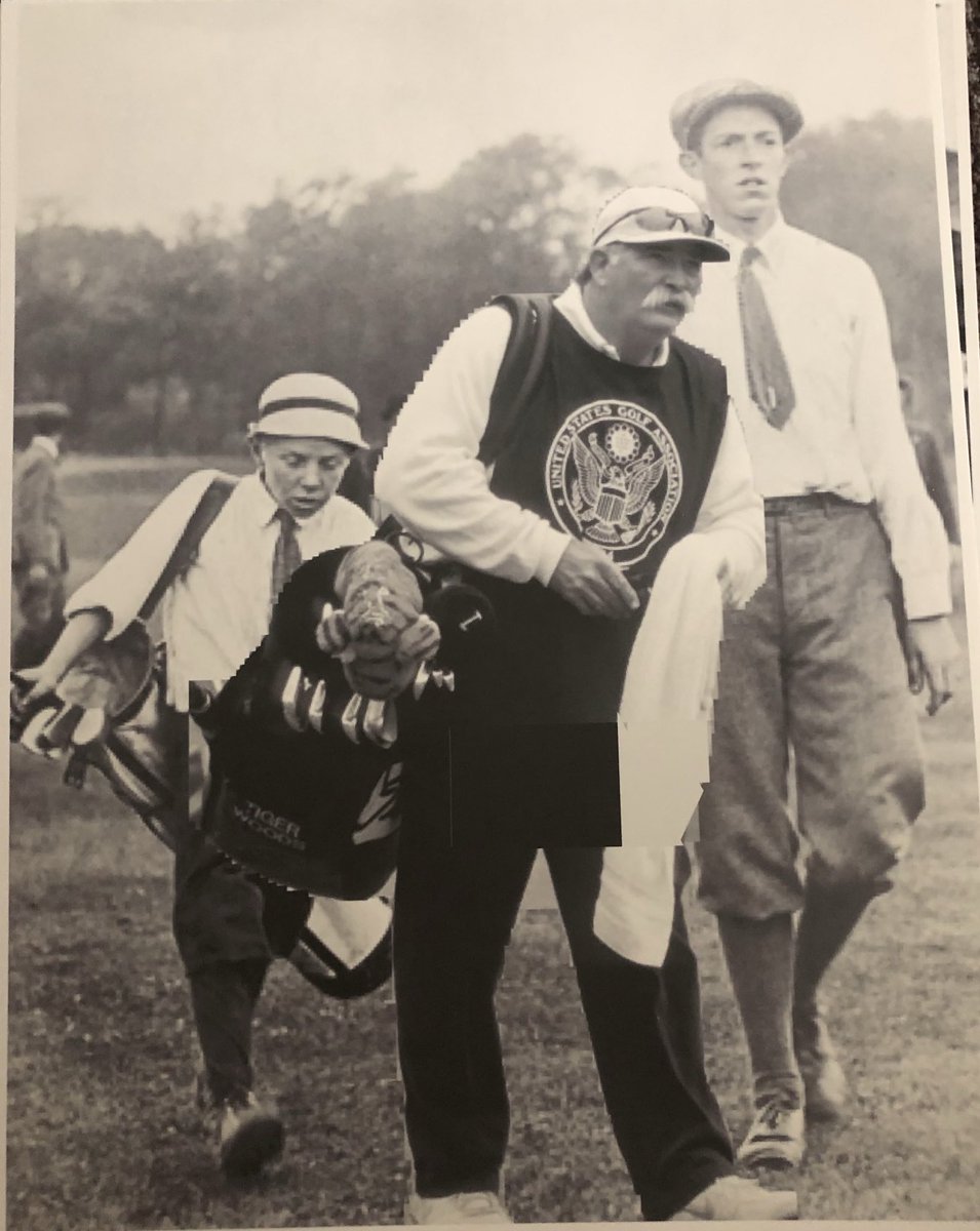 Very little known fact that in the 1913 US Open won by Francis Ouimet, Jim Furyk’s caddie Fluff was on the bag for Harry Vardon.