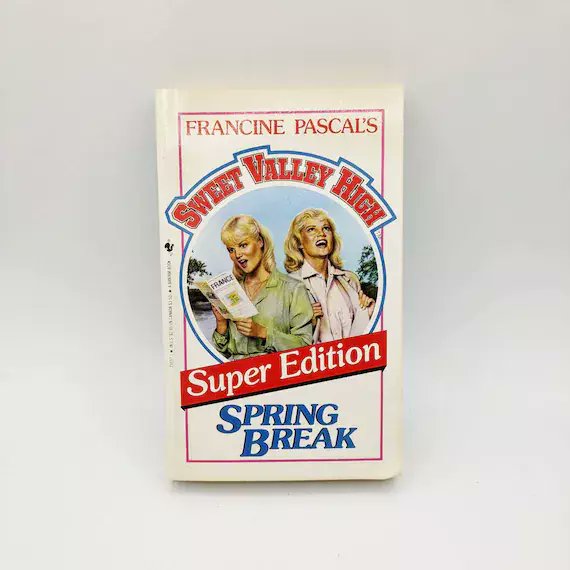 UnthinkVintage's tweet photo. New in the shop today! https://t.co/rLK1K9Raib #etsy #vintage #etsyvintage #vintagebooks Sweet Valley High, Spring Break, Super Edition, Vintage Books, Vintage Teen Books, Sweet Valley Twins, Francine Pascal by UnthinkableVintage https://t.co/F90FMmQld9