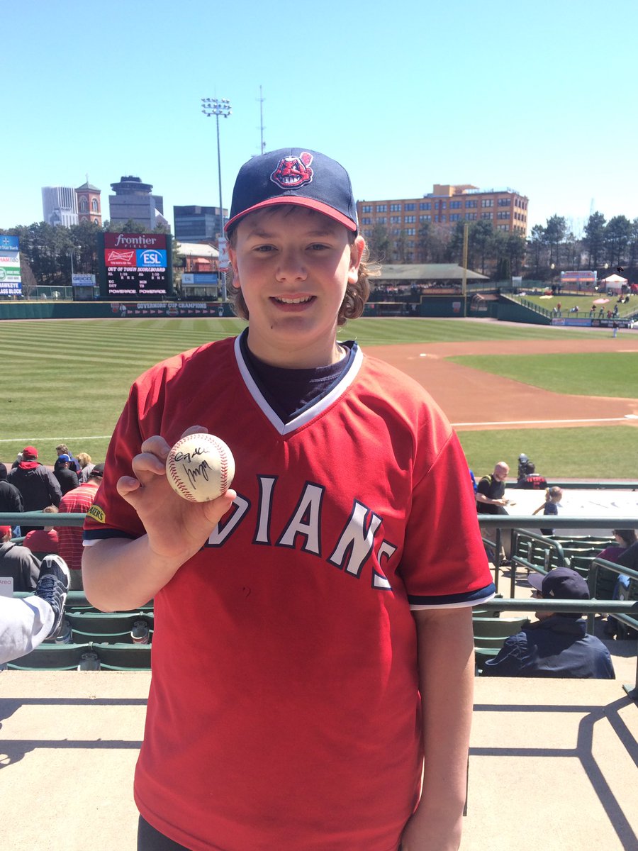 thefirkster's tweet photo. At one point he couldnโt wait for HS to be over - after what theyโve been through as kids now he & his friends donโt want it to end. Itโs so PERFECT that Travisโs graduation is being held on a baseball field. Thank you @RocRedWings #FrontierField for being a great host ๐จโ๐โพ๏ธโ๐ผโค๏ธ https://t.co/n22zXNKRua
