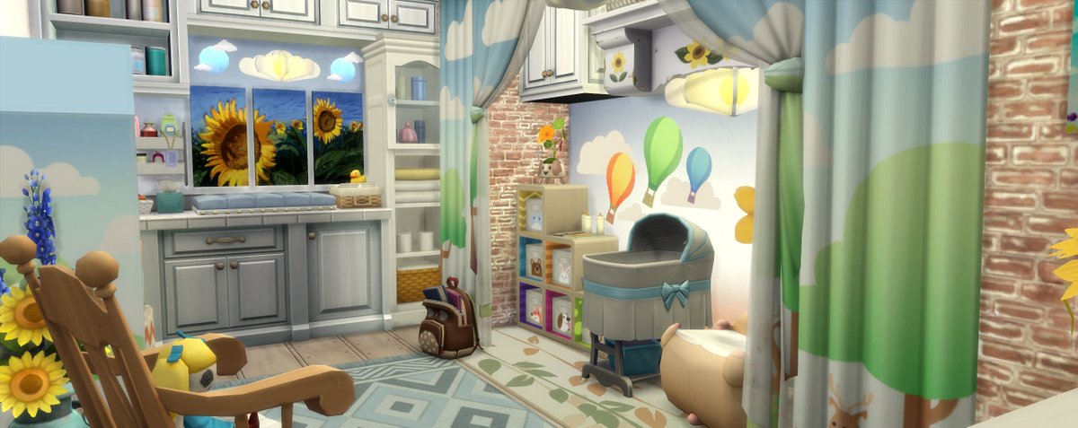 ElectraSims's tweet photo. My entry for the puzzle Baby Room Challenge @JoinPlayerstate @taliexoTTV #xobabyroom #Playerstate #TheSims4 lil ray of #sunshine https://t.co/VwoAI4RH6z