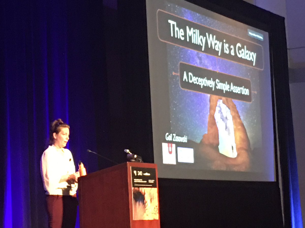 The awesome <a href="/zastronomerski/">Dr Gail Zasowski</a> giving a plenary now at AAS!   <a href="/sdssurveys/">Sloan Digital Sky Surveys</a> <a href="/APOGEEsurvey/">APOGEE Survey</a>