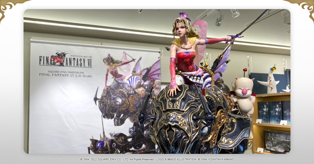 SQEX_eSTORE's tweet photo. ✨森美術館ショップにて実物展示中✨『スクウェア・エニックス マスターライン　ファイナルファンタジーVI　1/6スケール』制作に取り組んだ担当者Mからの開発秘話を、全部で4回にわたってお届けします！6月26日(日)23:59まで予約を受け付け中です。#FF6 #SQEXMASTERLINE
https://t.co/KFuA5CtV3g https://t.co/5xYGLgjcgx