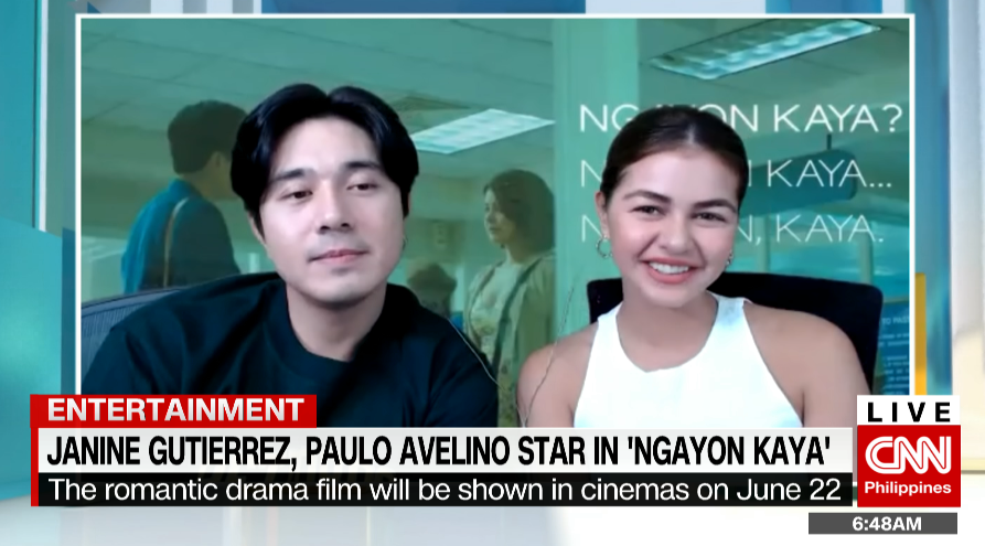 "Six years na tayong magkaibigan. #NgayonKaya, pwede na ba?"

<a href="/janinegutierrez/">Janine Gutierrez</a> and <a href="/mepauloavelino/">PAULO</a> star in a new romantic film two years in the making.

We catch up with the 'Ngayon Kaya' actors on #NewDay | Watch here cnn.ph/3QoRSHL