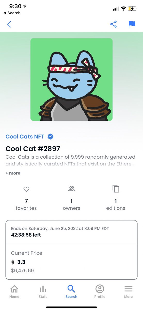 My cool cat was just stolen by opensea.io/0xB42A4E45608C… @coolcatsnft if theres anything you can do to help me get it back i would be so grateful. @opensea