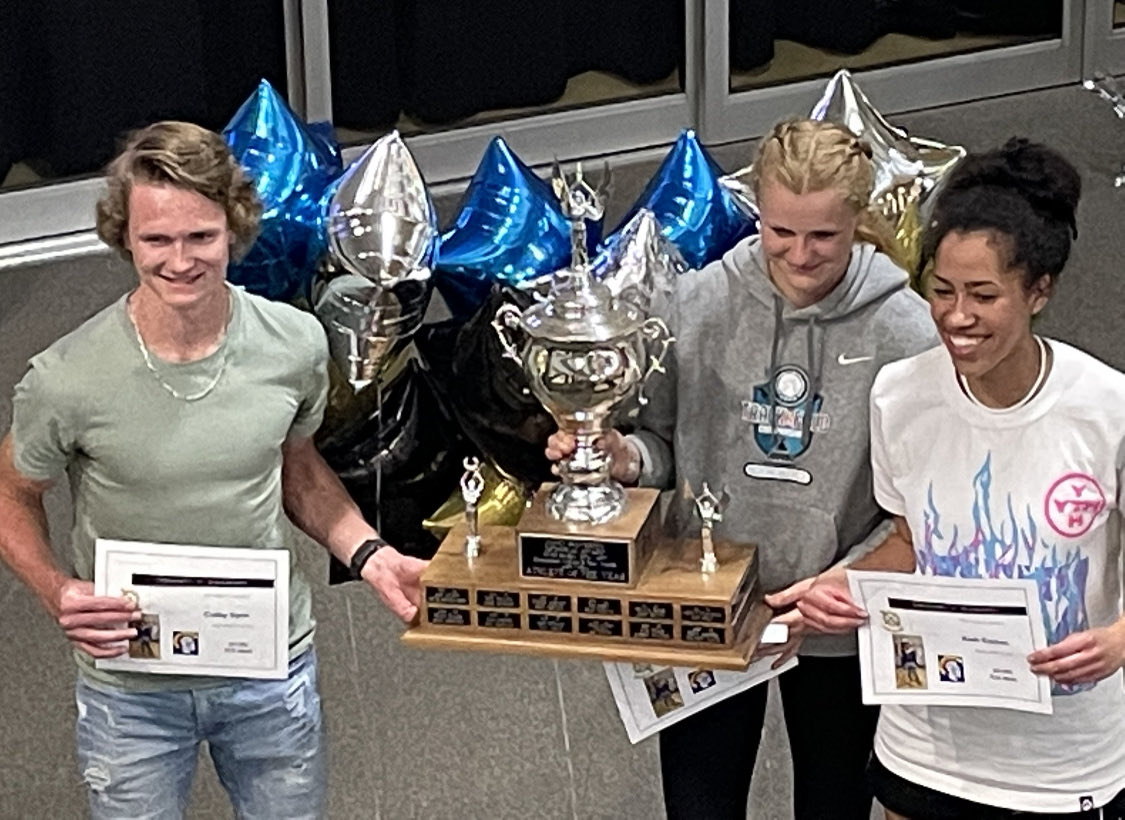 Congratulations Colby, Allyson and Kiah! You have earned the spotlight for your athletic talents and made us proud ⁦<a href="/CamroseCCHS/">ÉCCHS</a>⁩ !