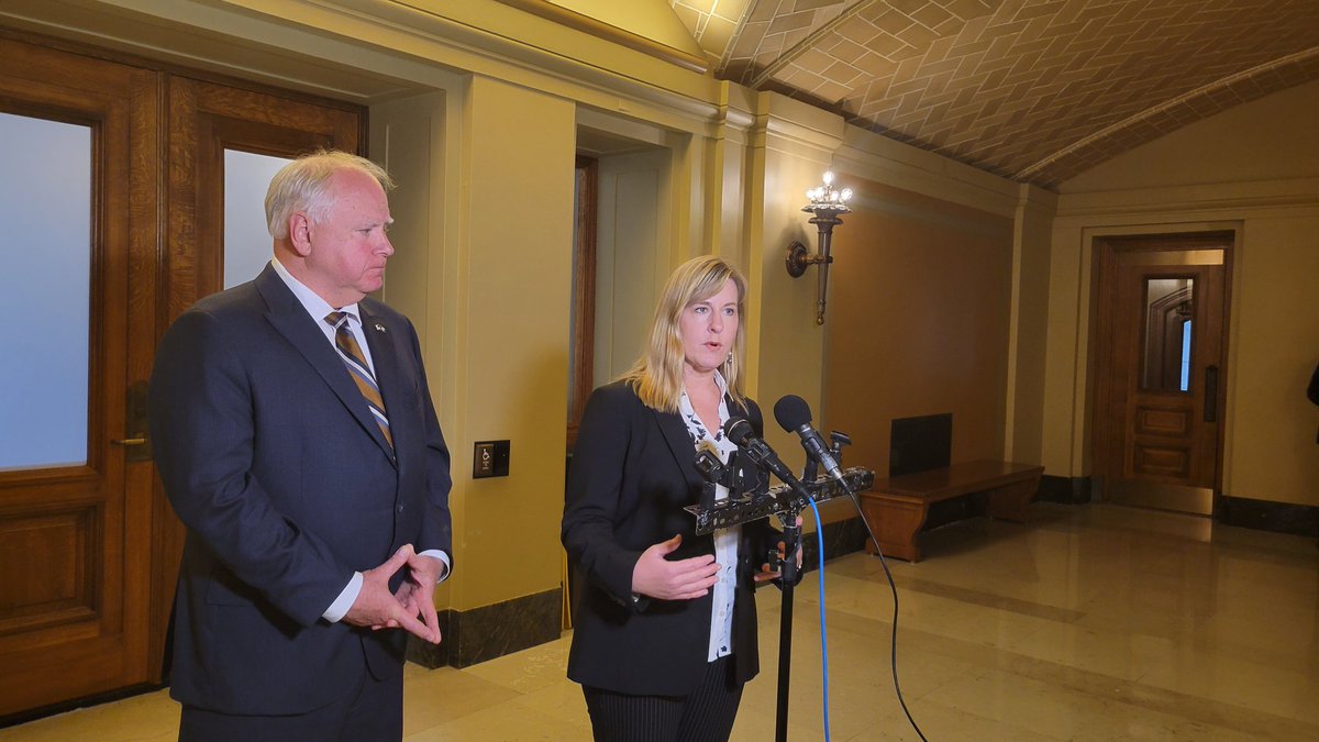 ShannonLoehrke's tweet photo. House Speaker @melissahortman says that Senate Leader @jeremyrmiller expressed a "total unwillingness to come back" to finish the unfinished work from the #mnleg regular session during today's closed door meeting. She says she's very disappointed on behalf of MNans. https://t.co/tPD6iiDFcp