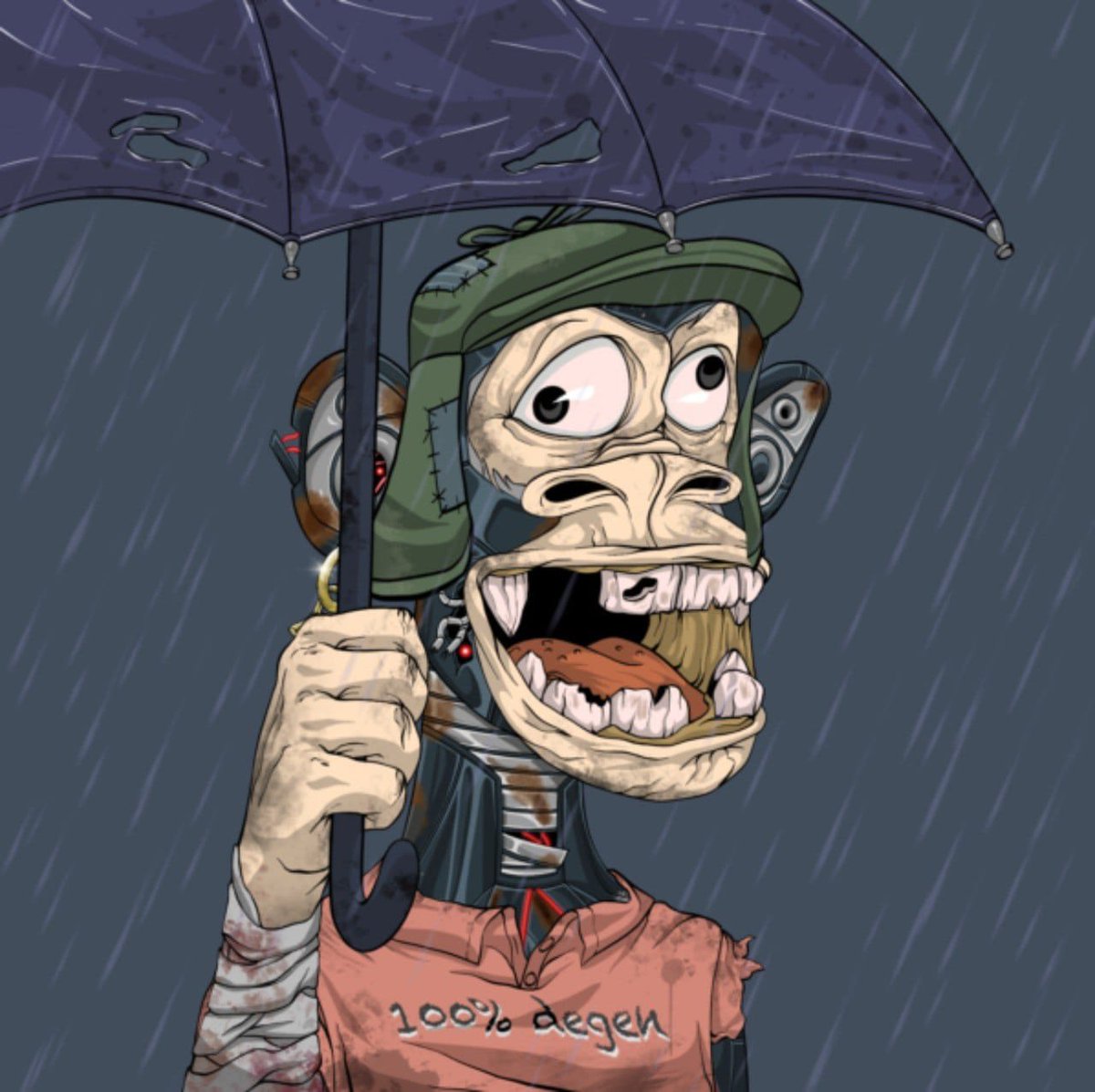 rektapeNFT's tweet photo. An influencer told
The JPEG I must hold
Now I'm getting rekt 
Because I never sold

Wanted I to ape
My dayjob to escape 
Now I'm getting fucked
With hidden folder packed.

But

I found a place of hope
A club where I can cope
A shelter for the rekt
Where I can sing this song:

👇 https://t.co/zTY0Zy5UpB