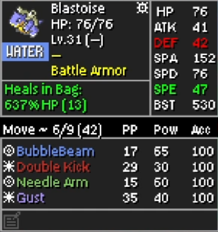 Zenomalous's tweet photo. Been streaming again recently and have gotten into Ironmon, a Pokemon challenge with a super tough rule-set. I've died a lot, but now have a run with Blasty and... just look at him!😊

Our speed is going to be our downfall, but next Wednesday we continue our journey together! https://t.co/ORneiA2I25