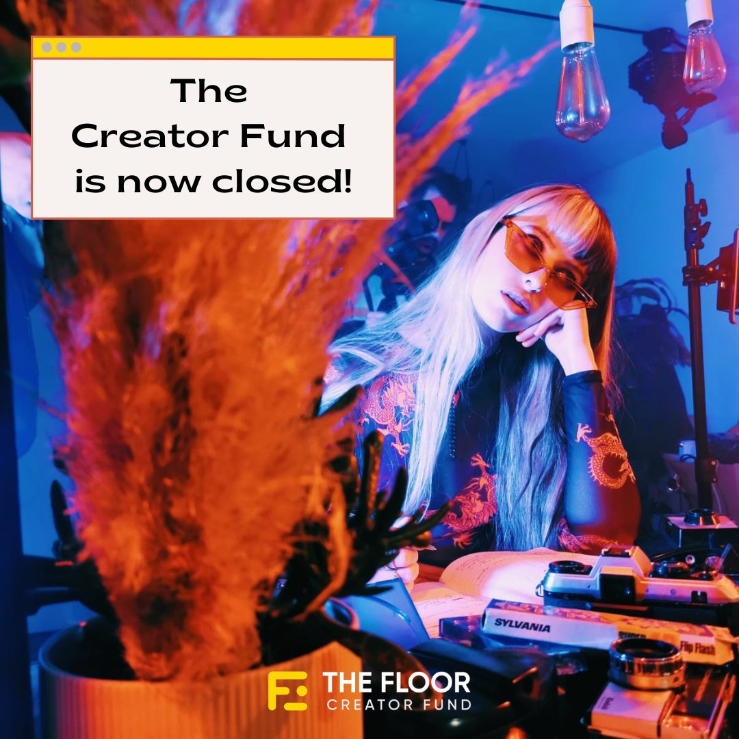 The Creator Fund is now closed!
​
​Thank you so much for all of your applications. We are super excited to hear about all the amazing projects you have planned💥
​
​We will get back to all of you by the end of the month 🔆