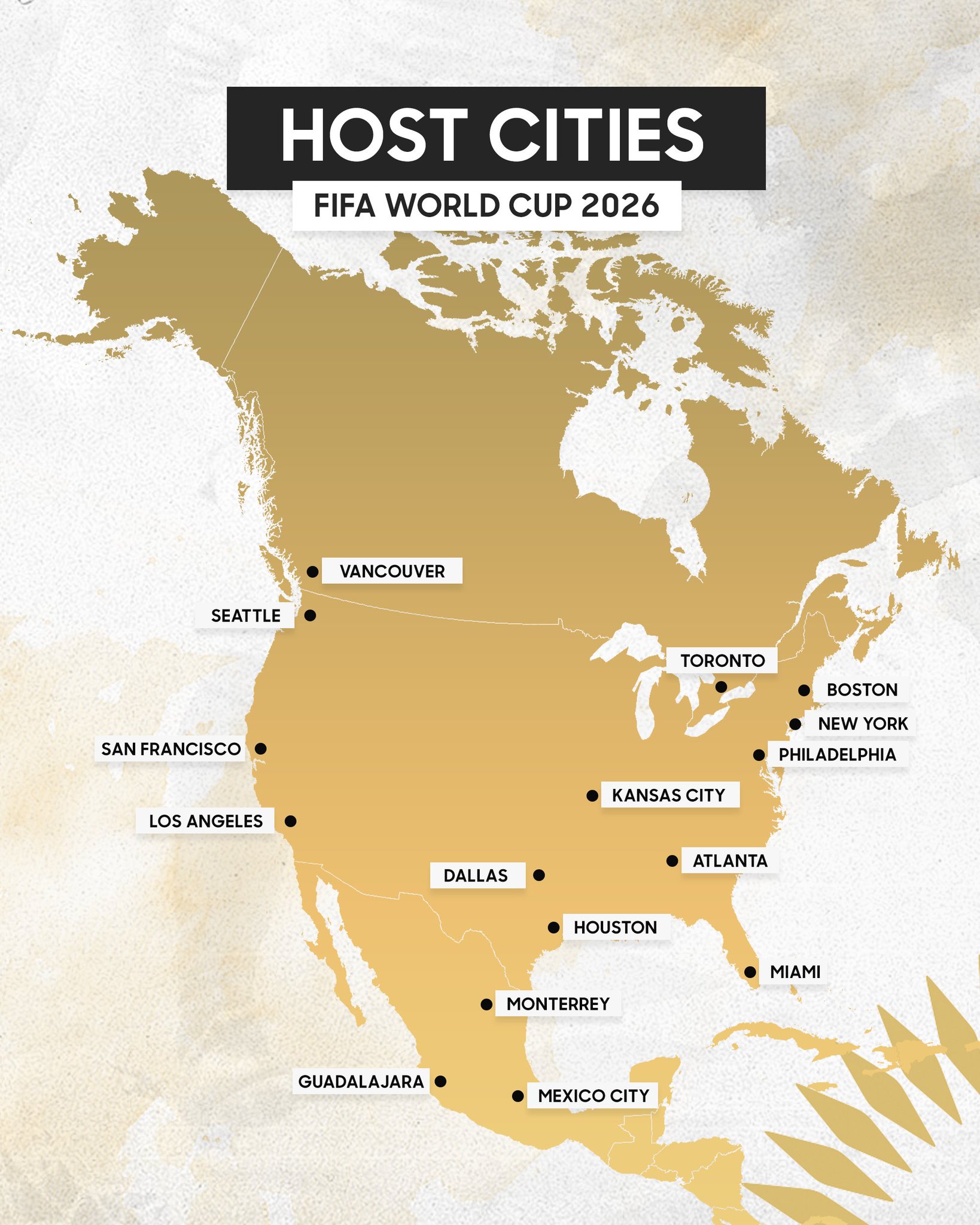 Concacaf on Twitter "The 2026 host cities are here! This will be an