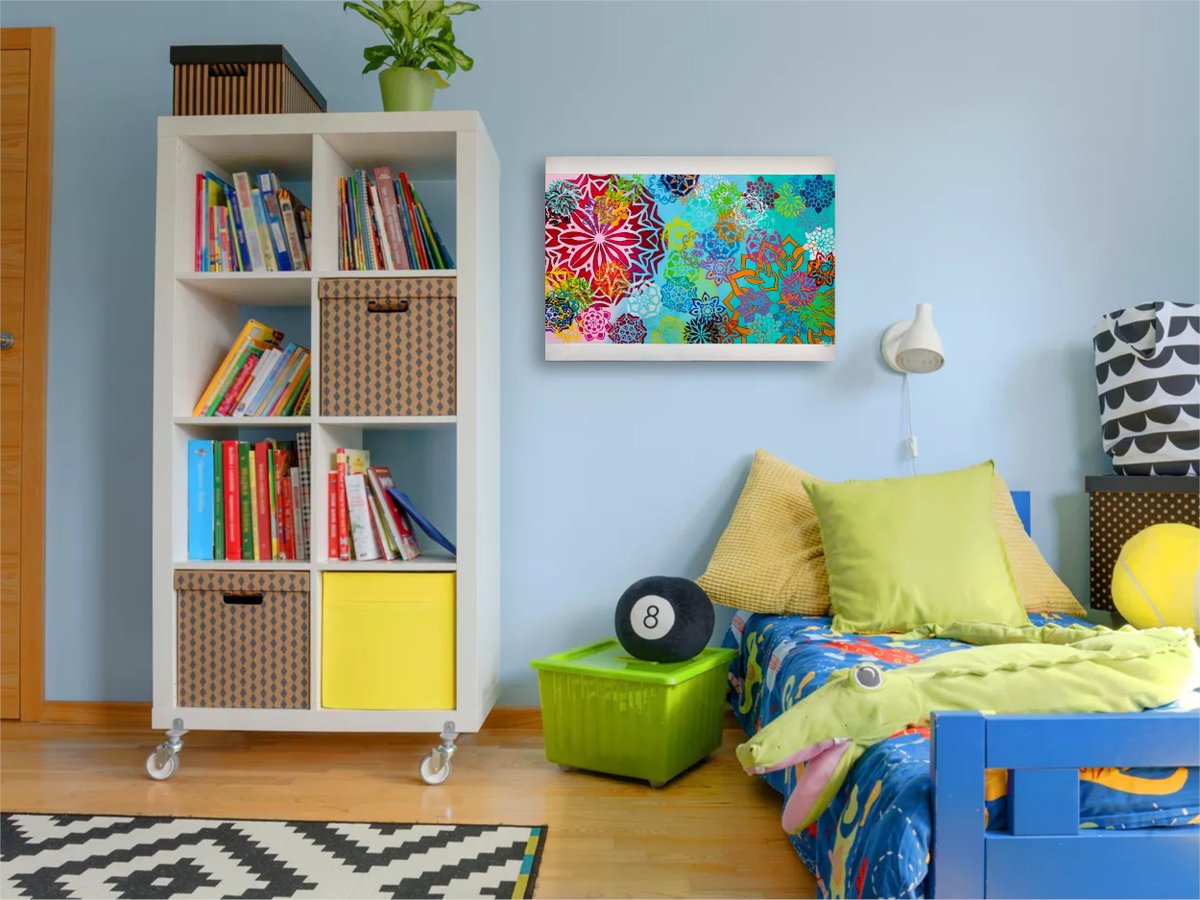 colourrush's tweet photo. Something playful and colourful, great for a kids room 🎨🎨🎨 

https://t.co/u05AZ4pWAT

#art #artist #abstract #abstractart #abstractartwork #acrylicpainting #canvas #canvaspainting #painting #flower #colourful #coloursofnature #rainbow #snowflakes https://t.co/nGjpN5sF6D