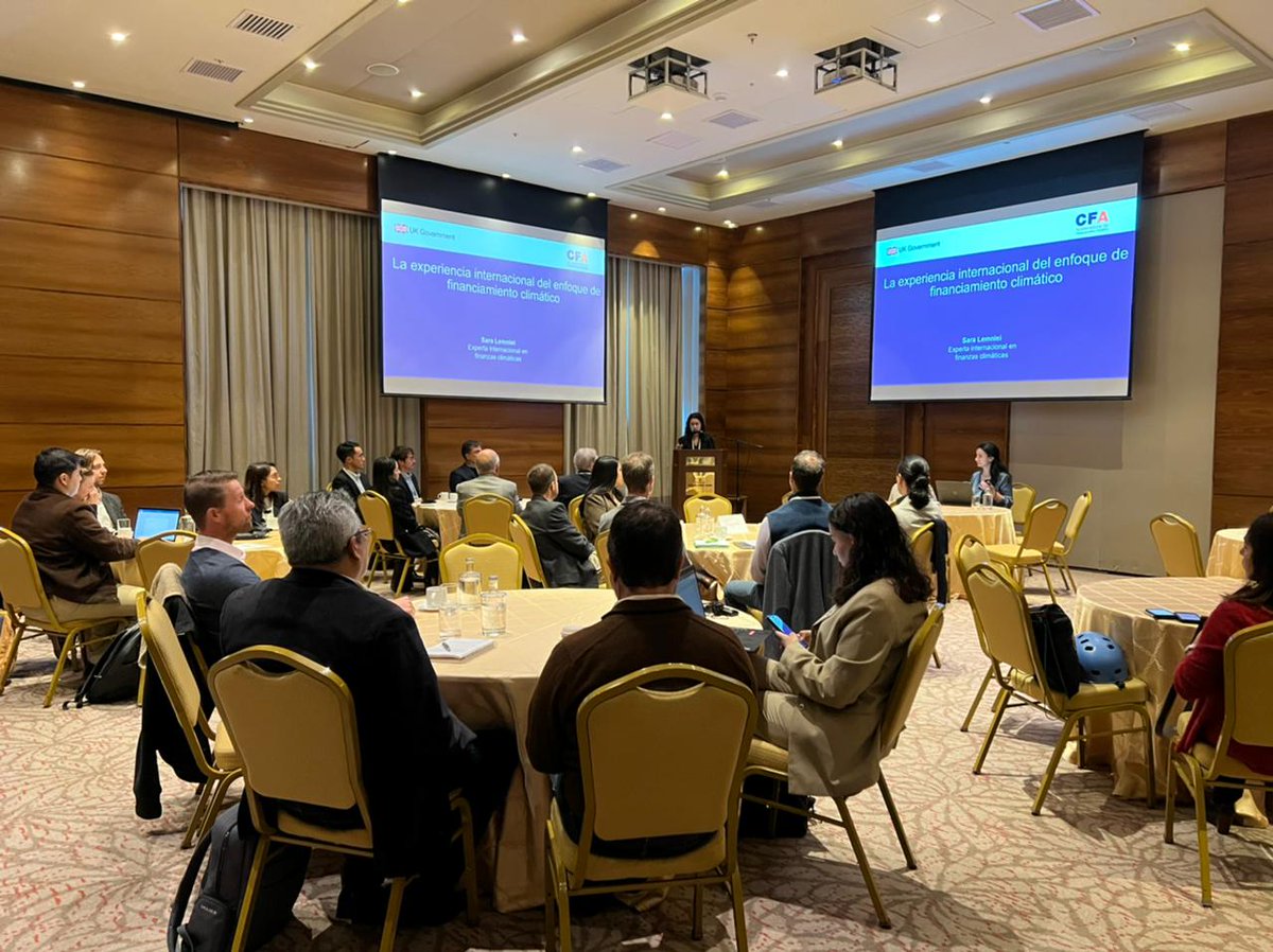 ¡Seguimos promoviendo el desarrollo de proyectos de inversión sostenibles! 🍃

Ayer culminaron los eventos de cierre del 1er año de implementación de la Aceleradora de Financiamiento Climático (CFA) promovida por el gobierno 🇬🇧 en colaboración con <a href="/LibelulaPeru/">Libélula</a>.