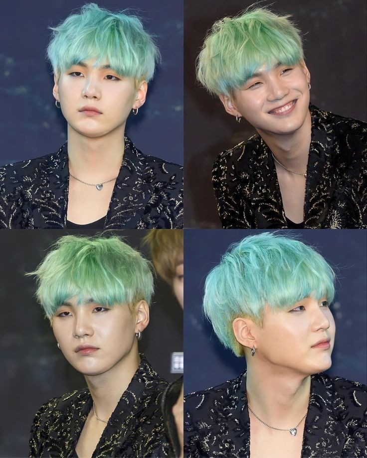 taeflowering's tweet photo. Não sou de dizer coisas bonitas mas...Min Yoongi de mint hair https://t.co/n3Y5dqCUYV