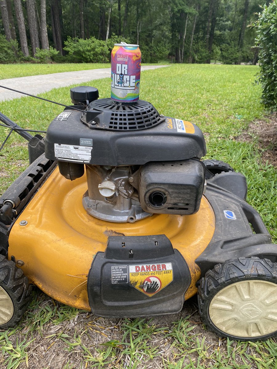 chleon's tweet image. After 3 week break for @SouthernMissBSB postseason run, back at #TNML. But lightning has the tarp out for a long delay. Got trim work in thanks to @HondaPE_USA and refreshment by @ParishBrewing.