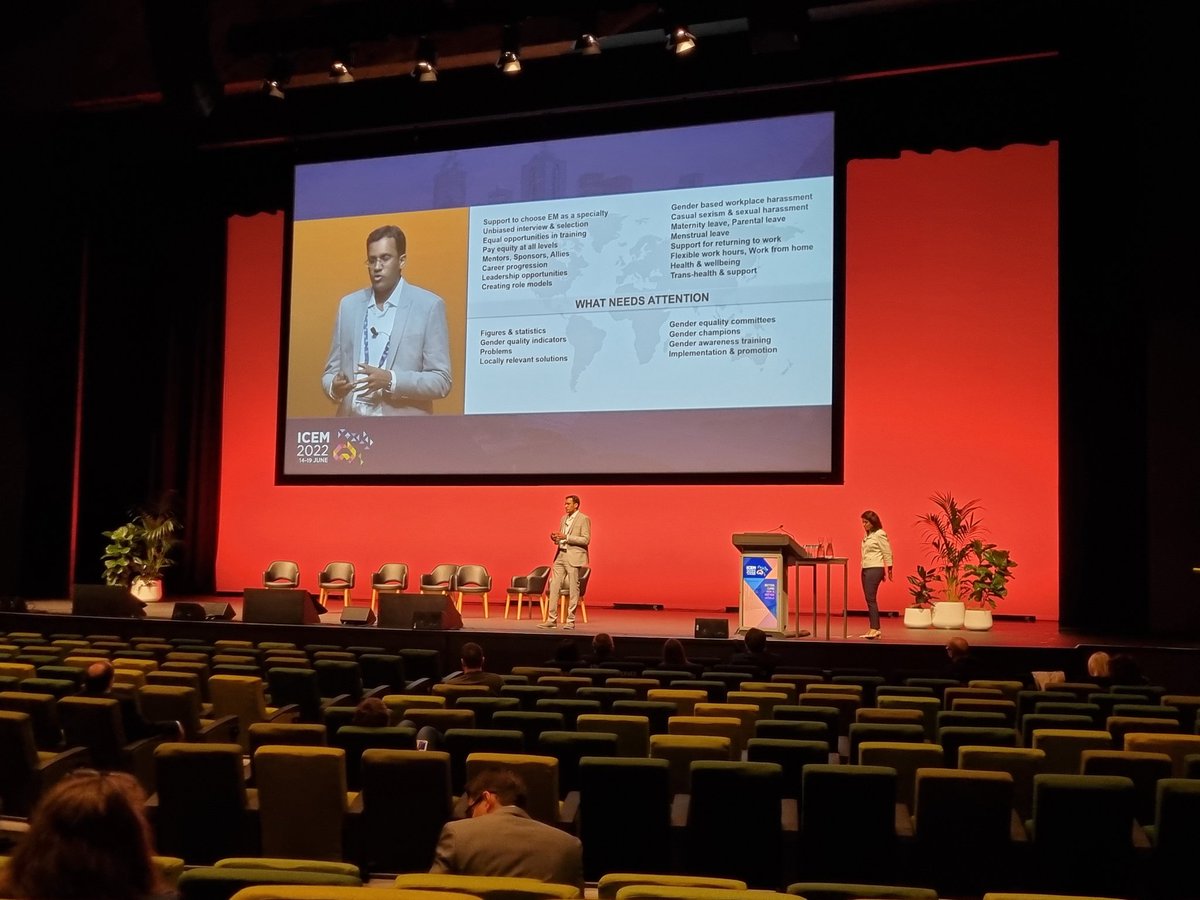Achieving gender equity requires a whole of system approach and should be a non-negotiable in training and organisational culture #ICEM22 #bettercareforabetterworld