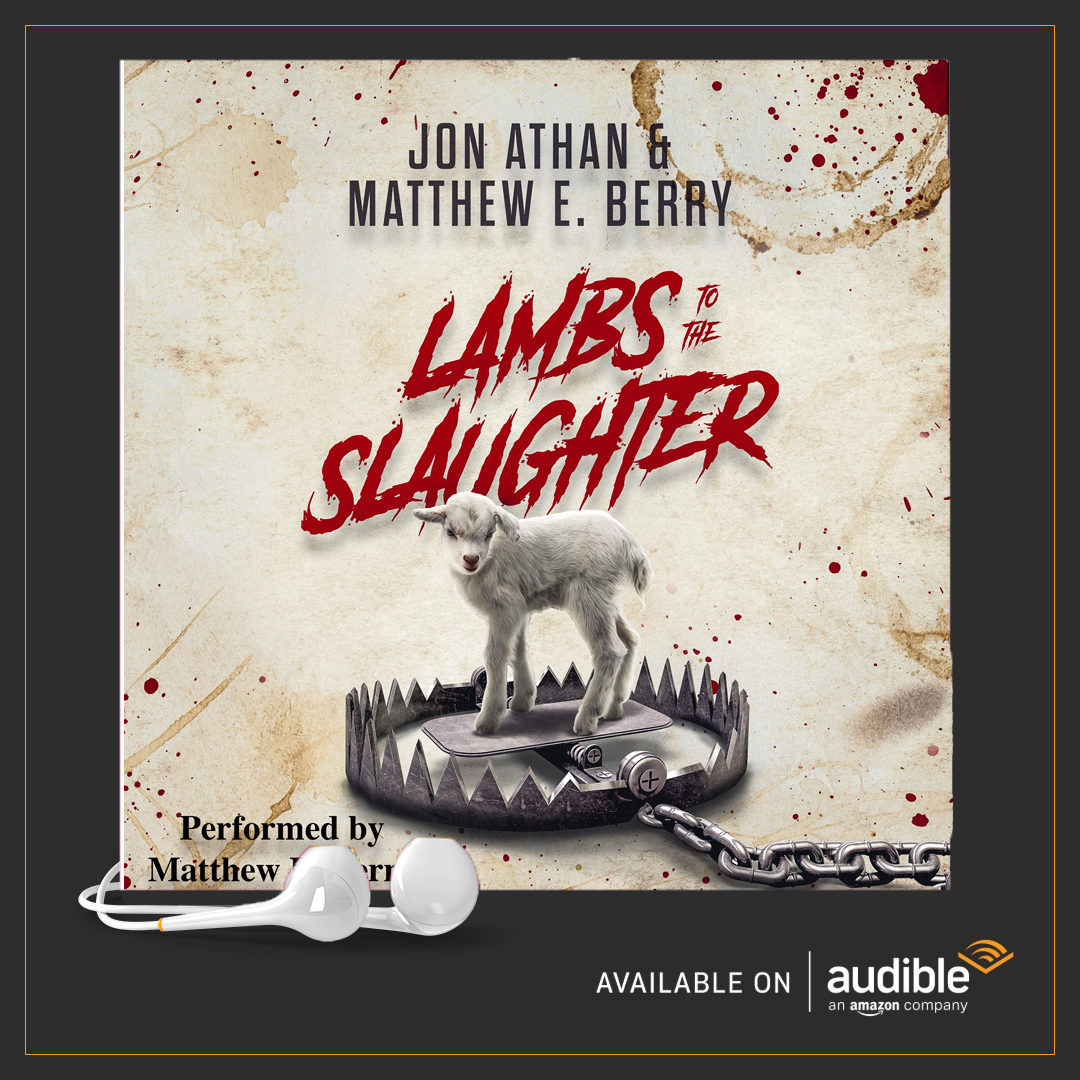 "Lambs to the Slaughter", a very special audiobook, was just released! I wrote this "Saw-Like" horror with author and master of the genre, <a href="/Jonny_Athan/">JonAthan</a>  Performing my own writing was an amazing experience... Take a listen here: audible.com/pd/B0B44CS6PC/… #audiobooks #horroraudiobook