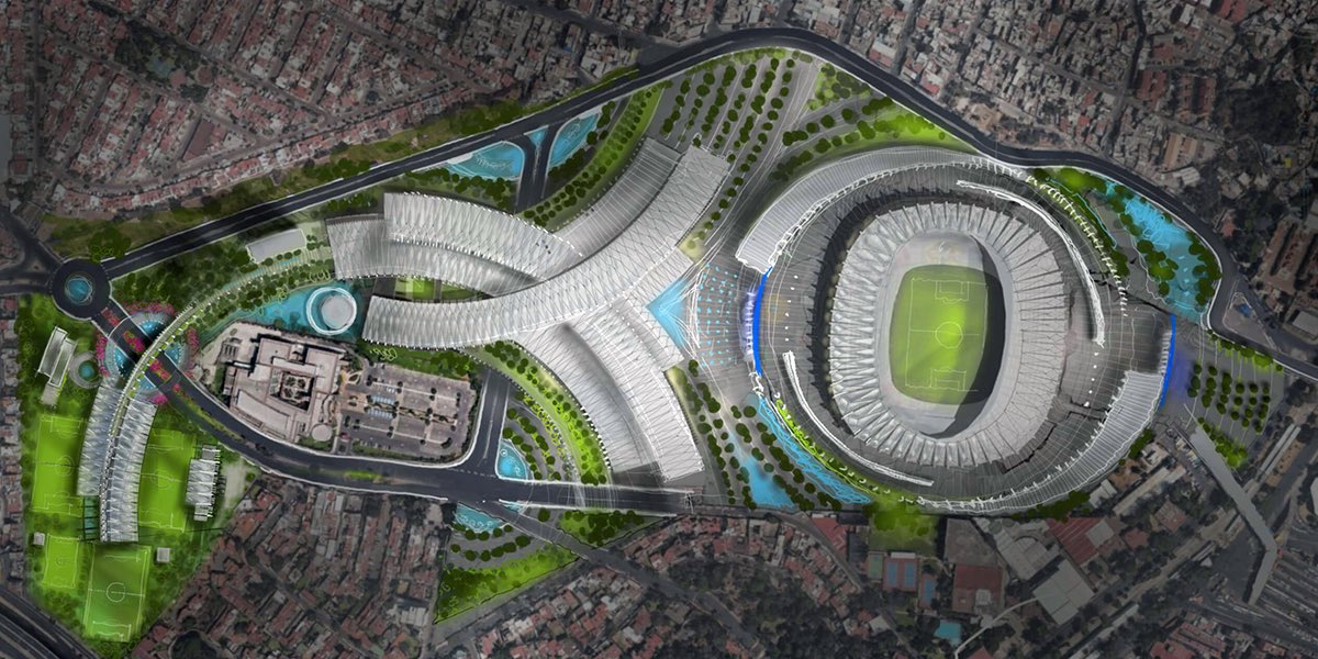 _lgasergio's tweet photo. El Estadio Azteca se cerrará este diciembre y será remodelado para la @FIFAWorldCup 2026. Será el único estadio en el mundo en ser 3 veces mundialista🇲🇽 https://t.co/WUlUSOF5Ya