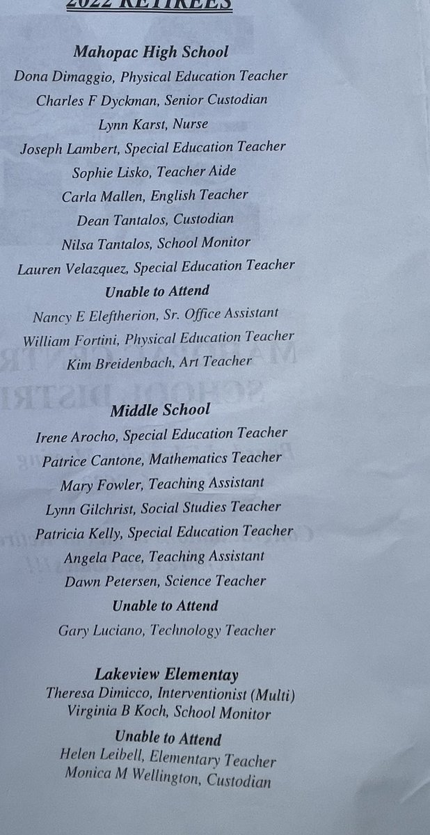 Mahopac TA tweet media