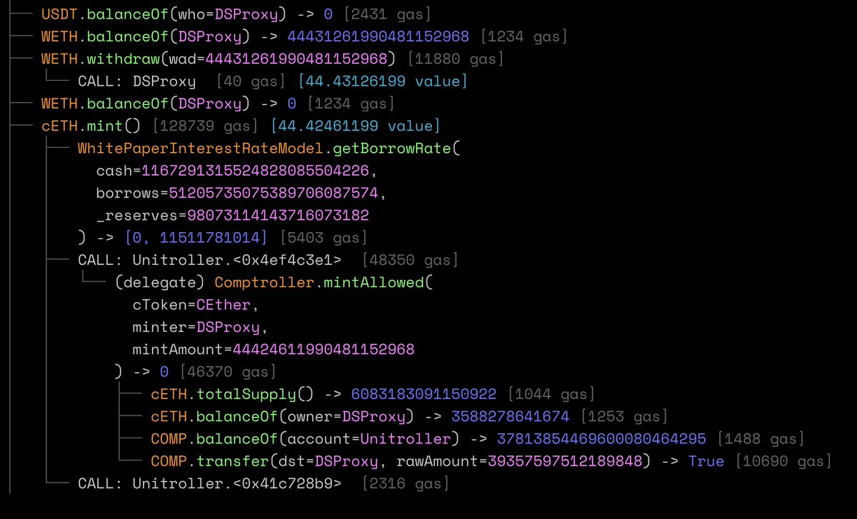antazoey's tweet image. I am pleased to announce our first dive into transaction trace visibility using #ApeFramework on #Ethereum. Thank you @bantg for the collaboration and guidance!