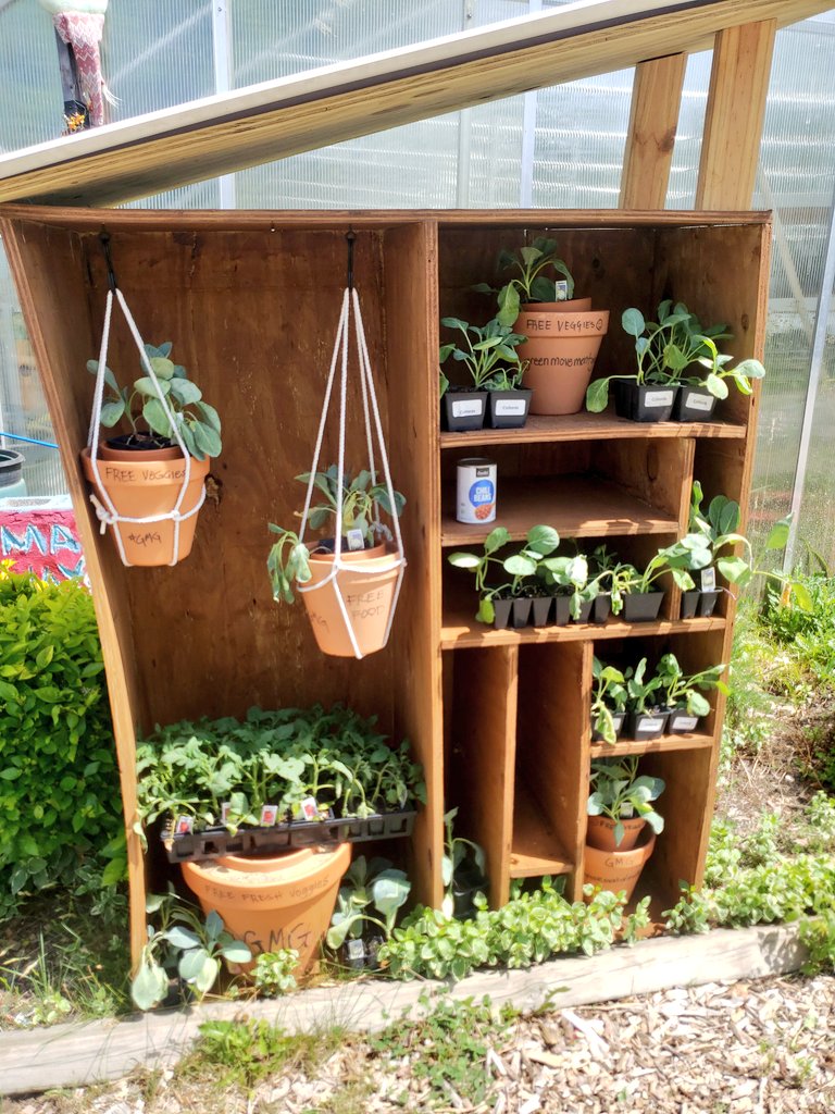 swimbaby5's tweet photo. Their #conceptofdesign was thoughtful &amp; innovative:
#architecture students  @HawkenSchool
The  #composting table outdoor and
"community #refrigerator"
are operating as intented-
and the results are...amazing!♥️
 @lilliankuri 
@HawkenSchool 
#architecture 
#GMG
#gift #economy https://t.co/KDMMd7yDWO